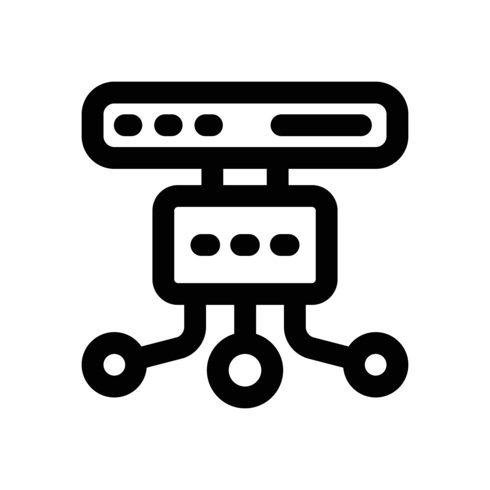 scheme line icon. Clean and minimalist icon for websites and mobile apps. vector