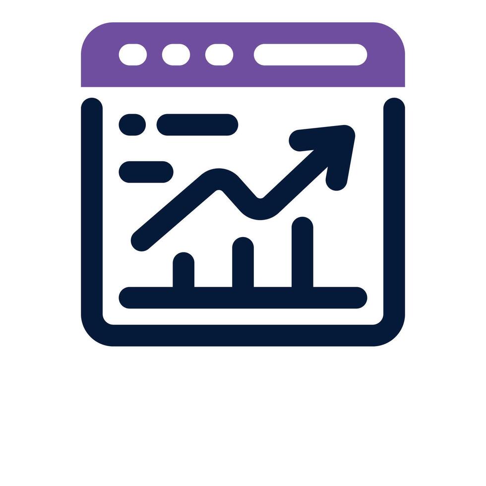 dashboard duotone icon. Sleek and modern icon for websites, mobile apps, marketing materials, and corporate design. Fully scalable and ready to use. vector