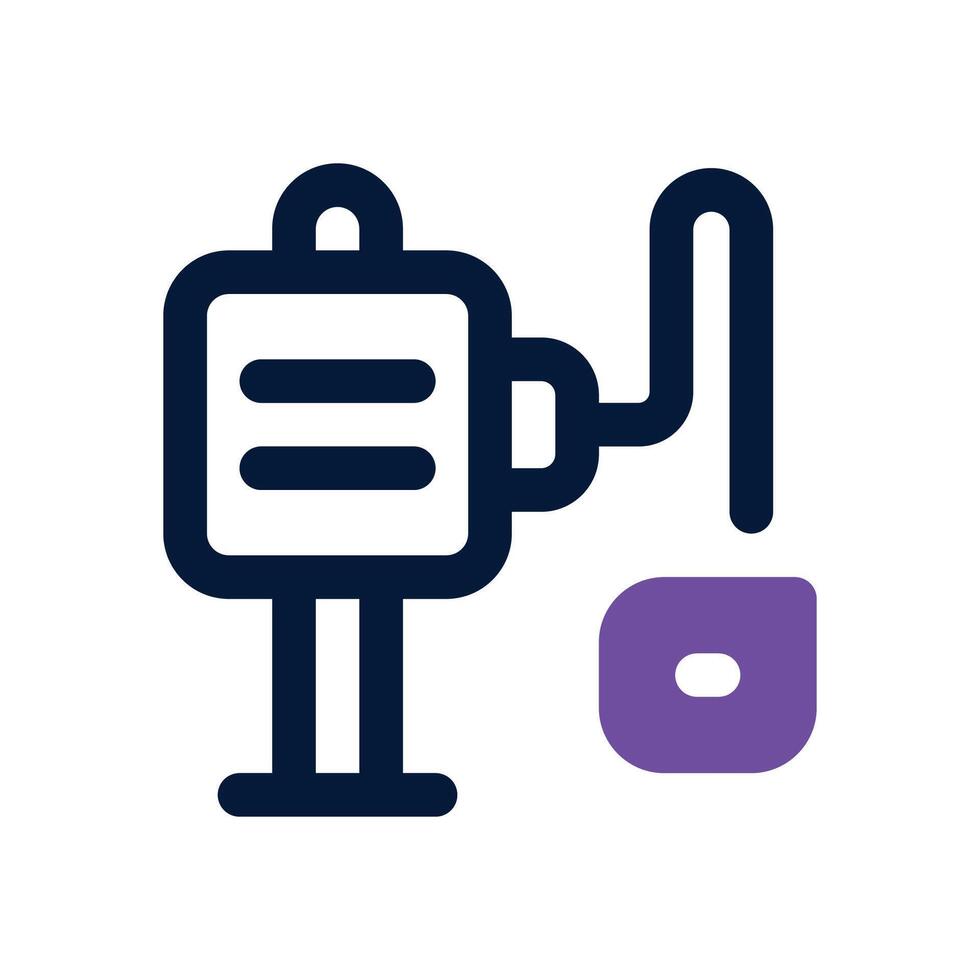 colonoscopy dual tone icon. Sleek and modern icon for websites and mobile apps. vector