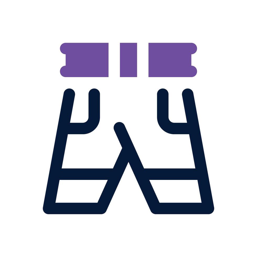 pant duotone icon. Sleek and modern icon for websites, mobile apps, marketing materials, and corporate design. Fully scalable and ready to use. vector