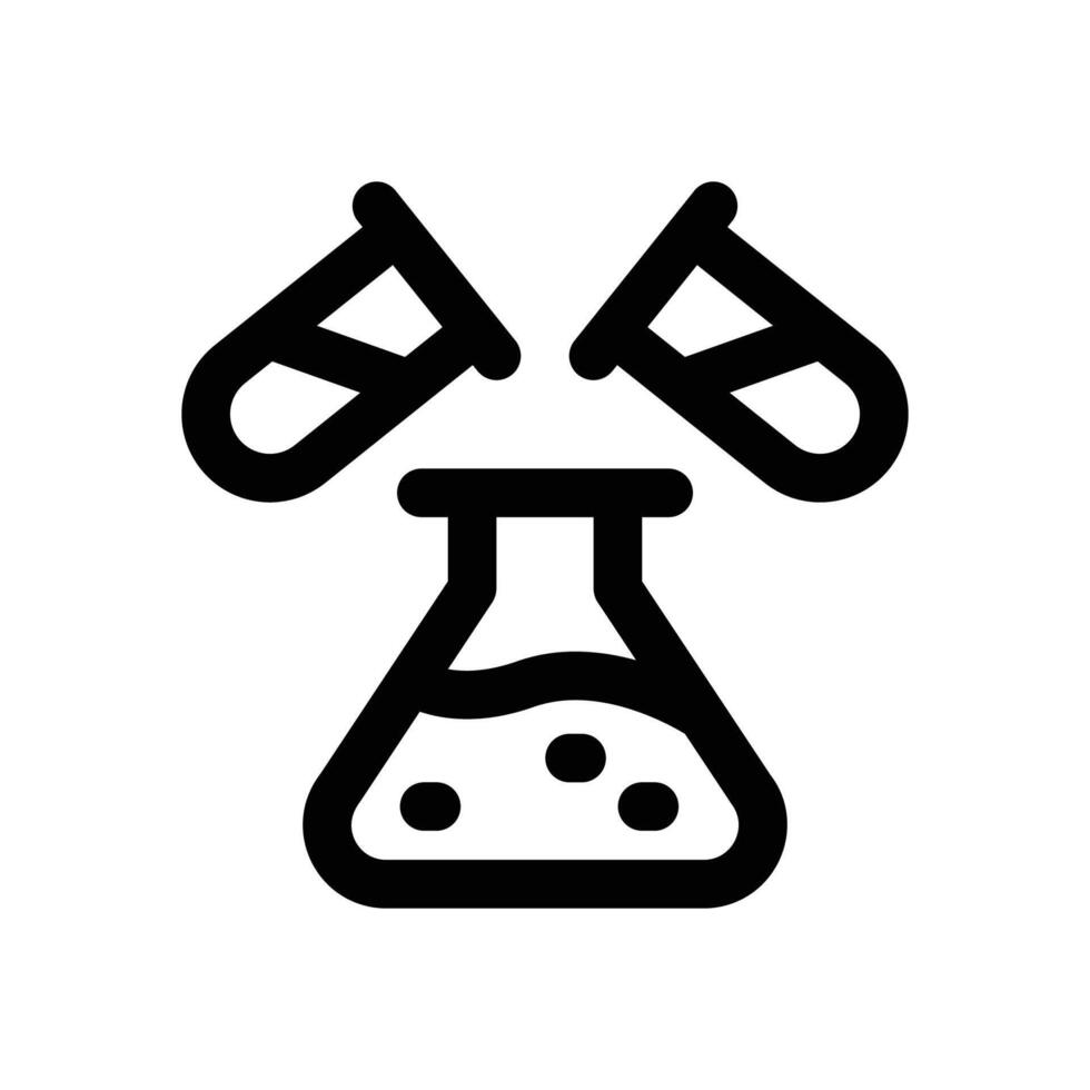 experiment line icon. Clean and minimalist icon for websites and mobile apps. vector