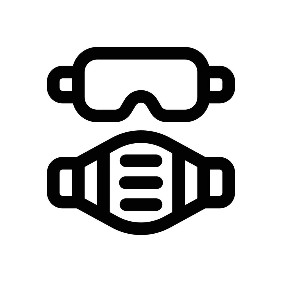 safety glasses line icon. Clean and minimalist icon for websites and mobile apps. vector
