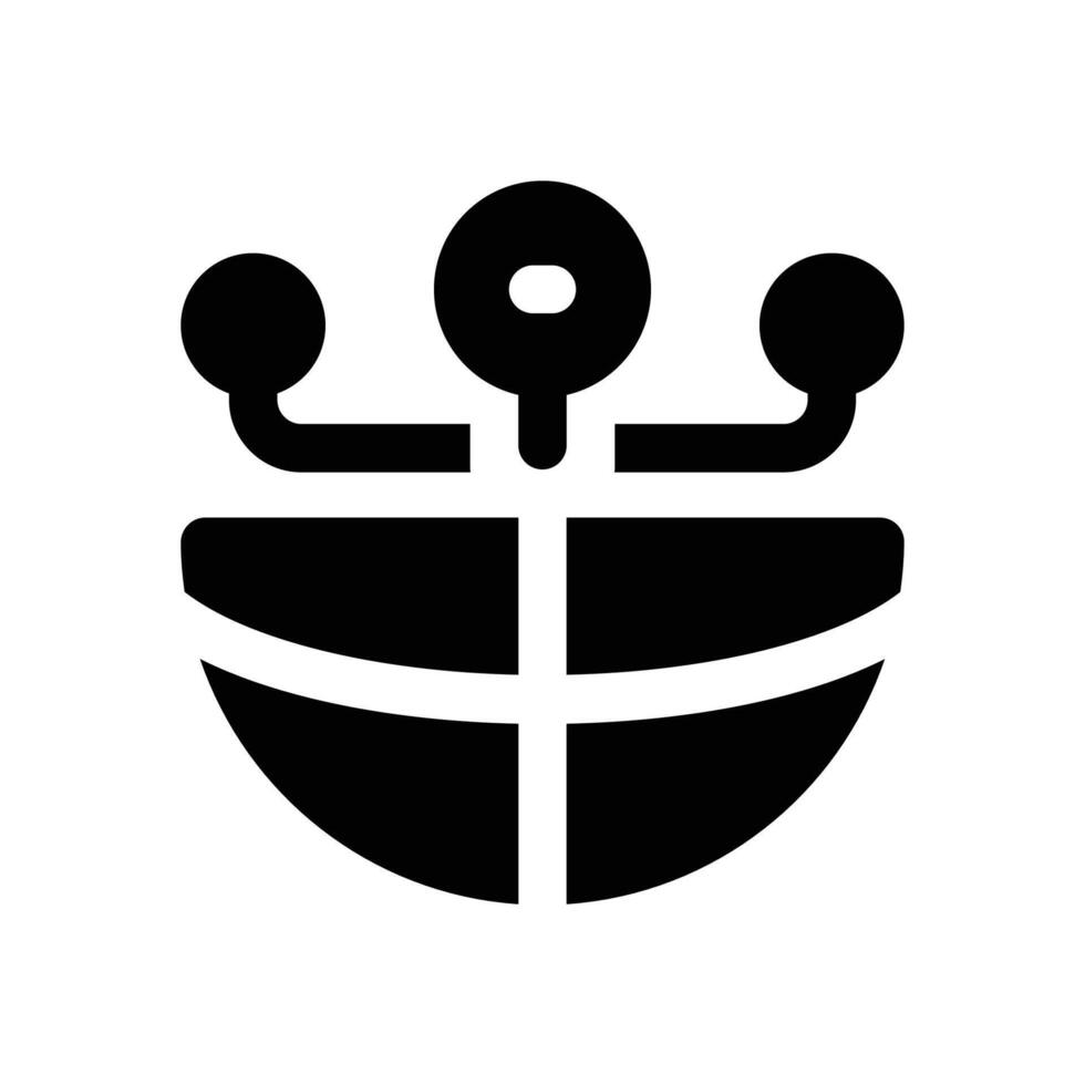 global connection glyph icon. Strong and solid icon for websites, mobile interfaces, presentations, and visual branding. High quality and easy to edit. vector