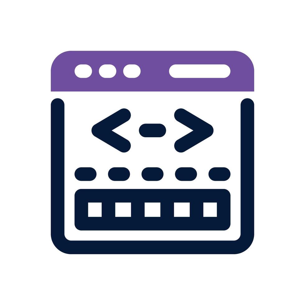 meta description duotone icon. Sleek and modern icon for websites, mobile apps, marketing materials, and corporate design. Fully scalable and ready to use. vector