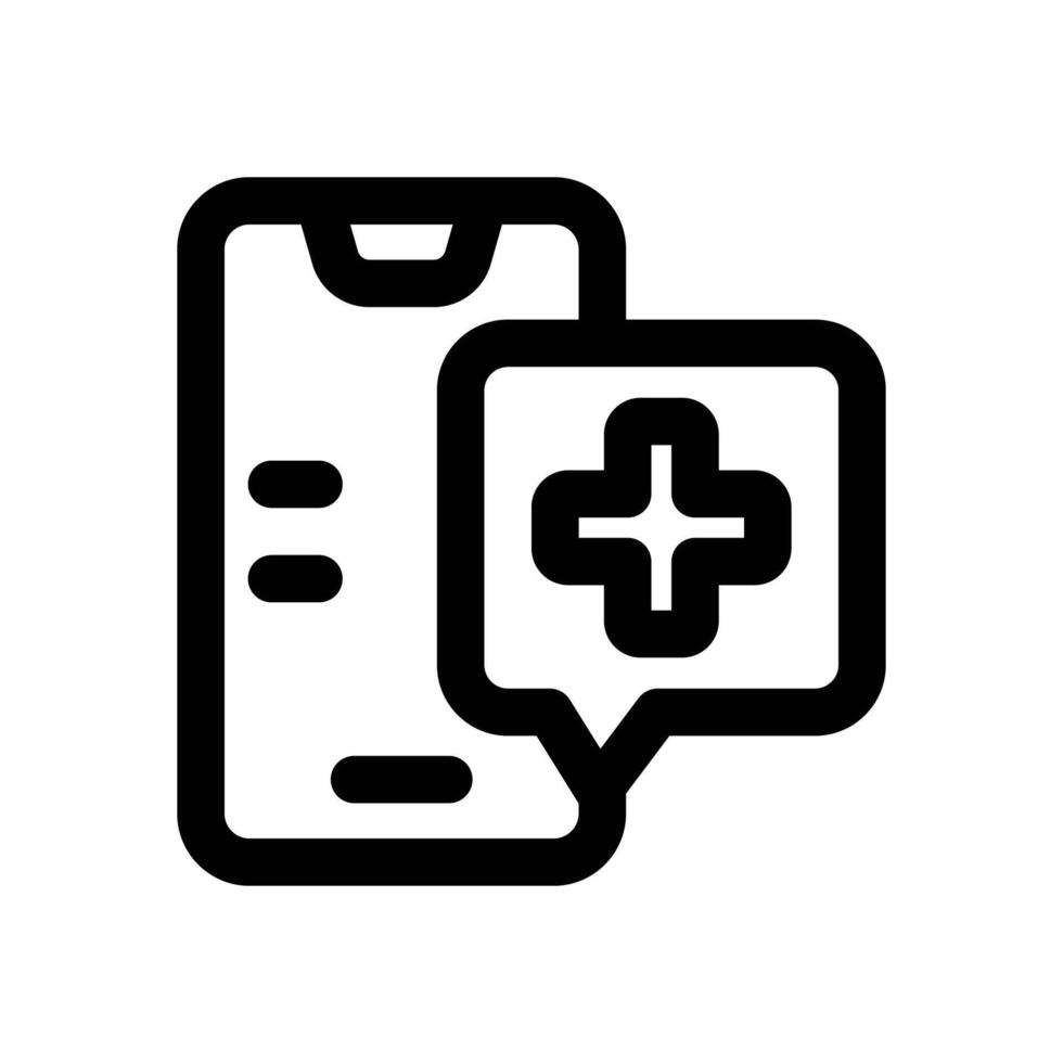healthcare line icon. Clean and minimalist icon for websites and mobile apps. vector