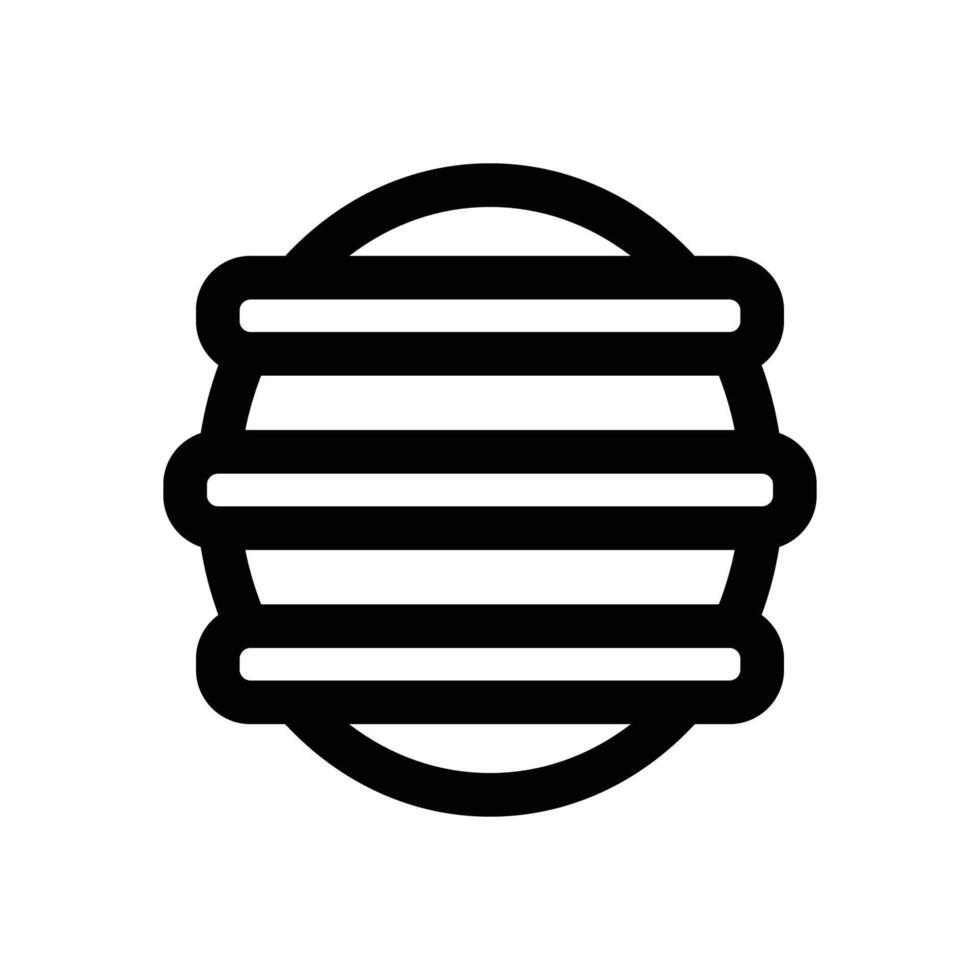 therapy ball line icon. Clean and minimalist icon for websites and mobile apps. vector