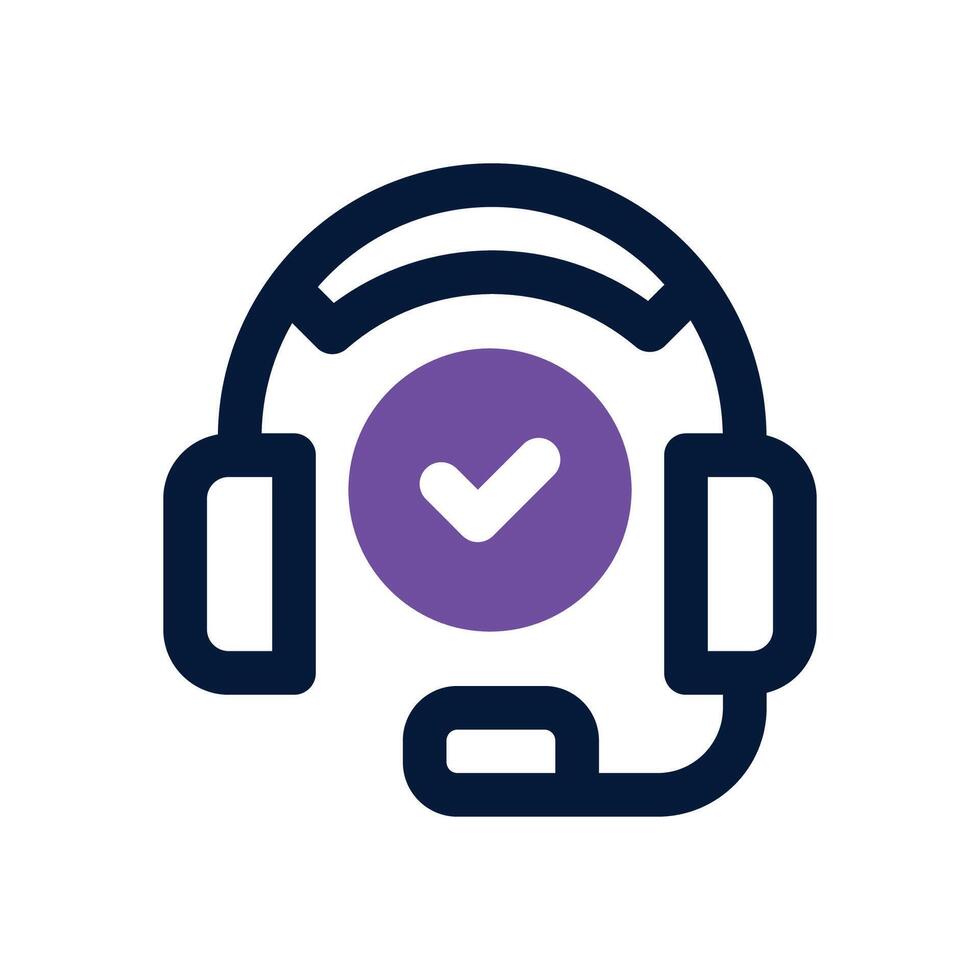 headphone duotone icon. Sleek and modern icon for websites, mobile apps, marketing materials, and corporate design. Fully scalable and ready to use. vector