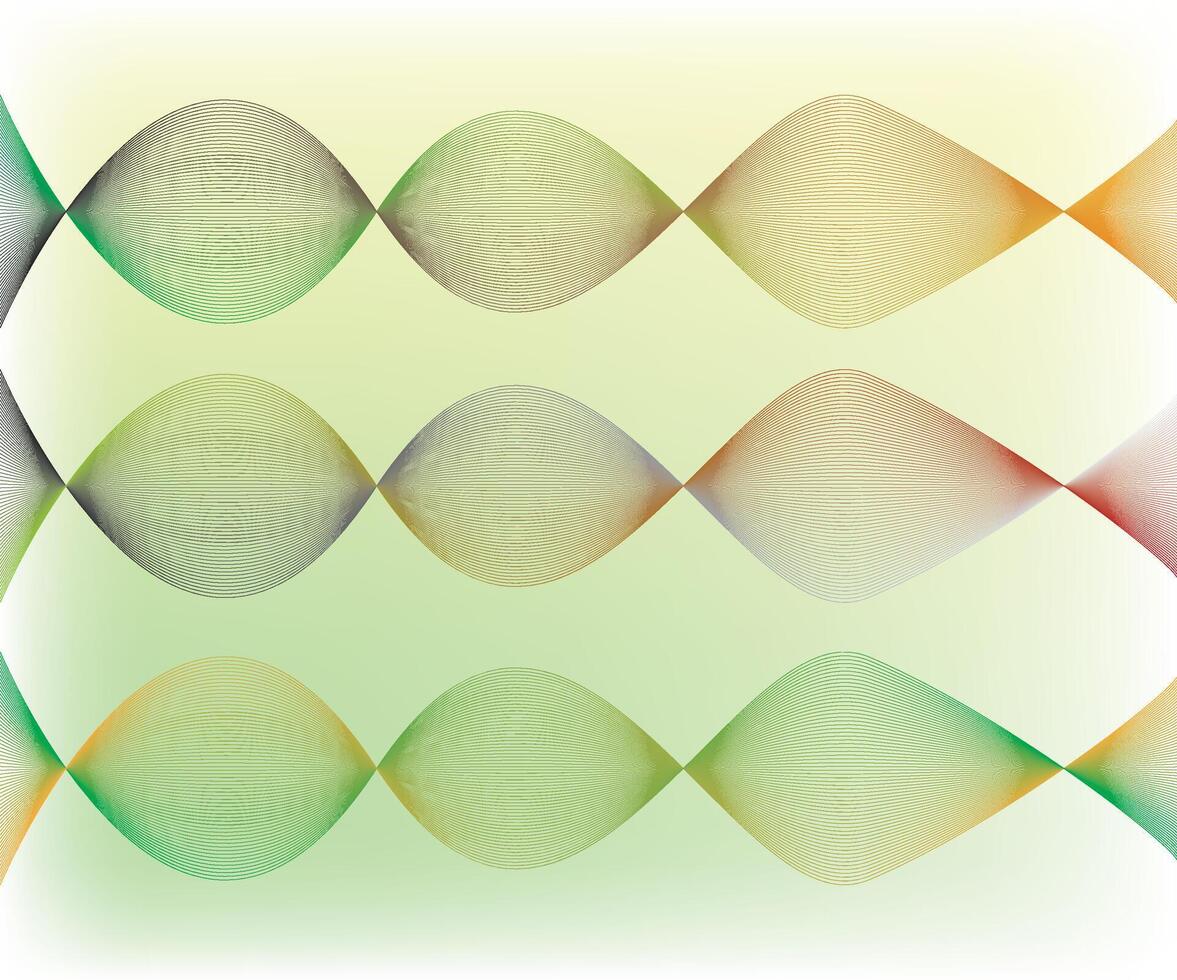 Background with abstract wavy forms vector