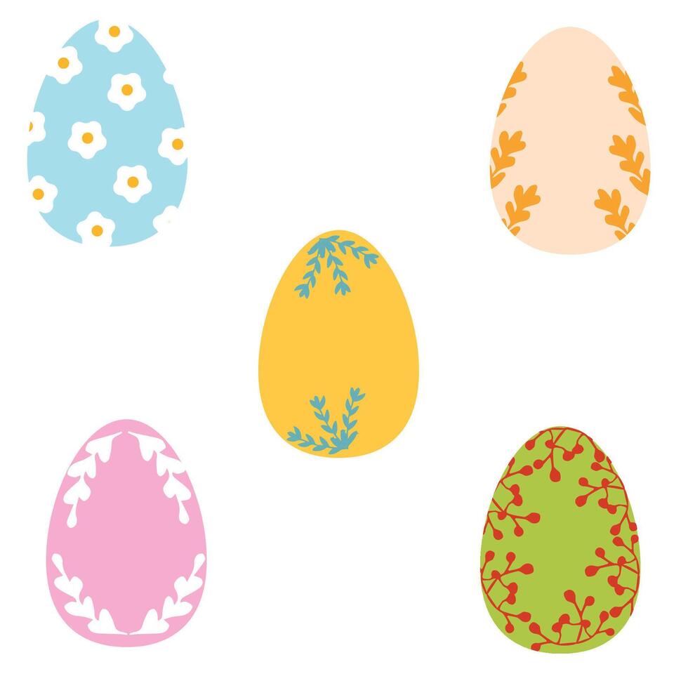 easter egg. on white background vector