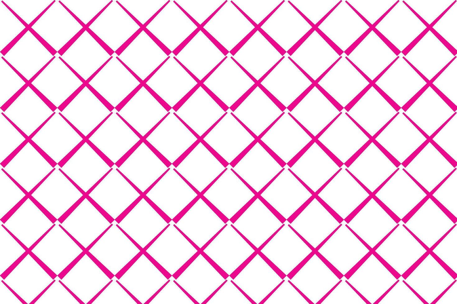 simple abstract dark pink color diagonal thin to thick small line pattern geometric rhombus grid pattern in pink vector
