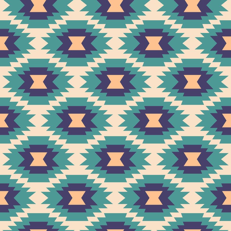 Ethnic seamless pattern. Aztec background, illustration. vector