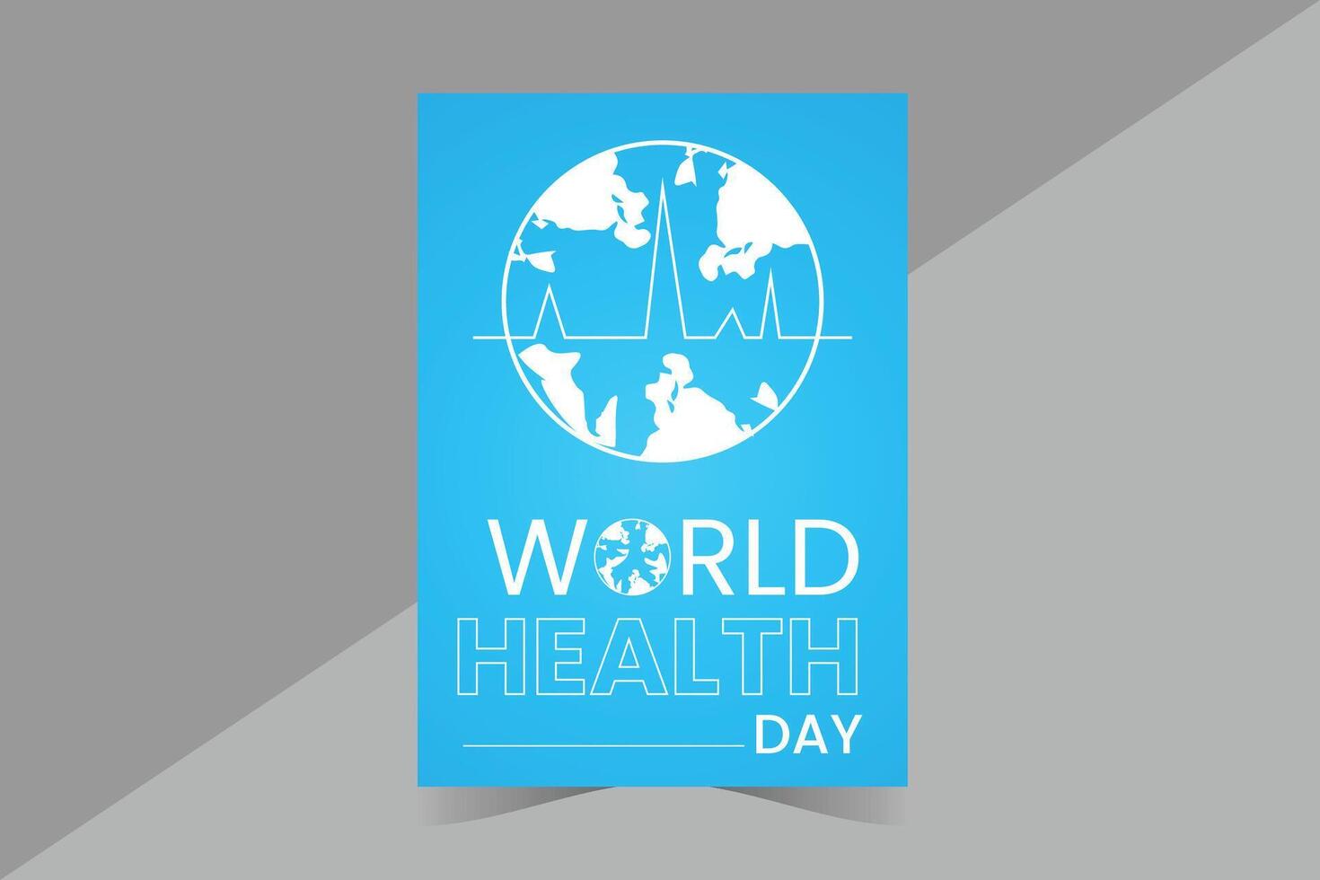 Marketing world Health day template and creative template vector