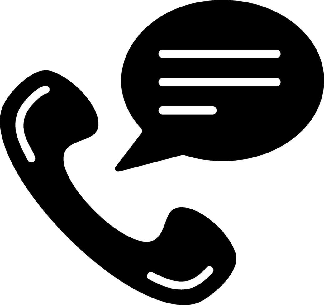 Live Chat Solid Style Icon vector