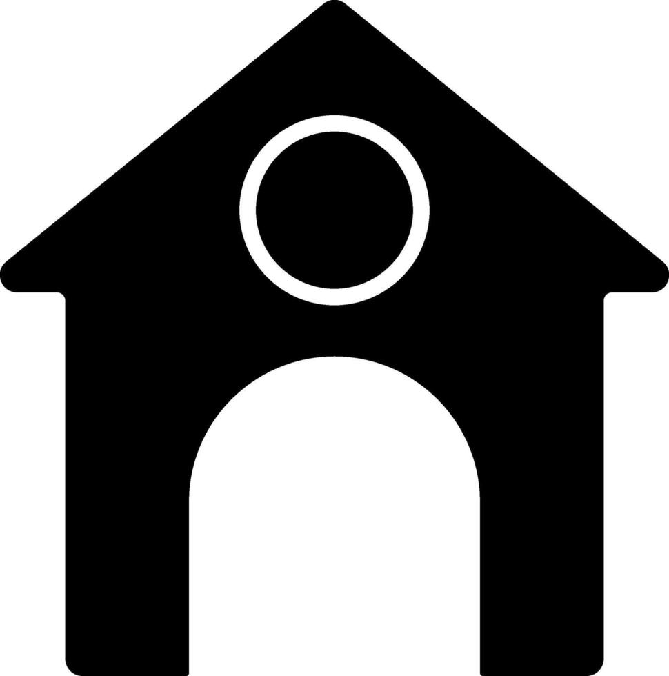 Home Solid Style Icon vector