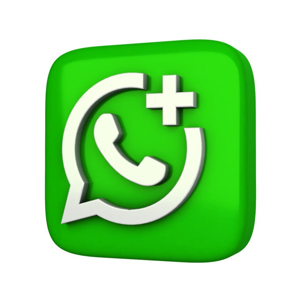 Whatsapp Business 3D Render Icon png