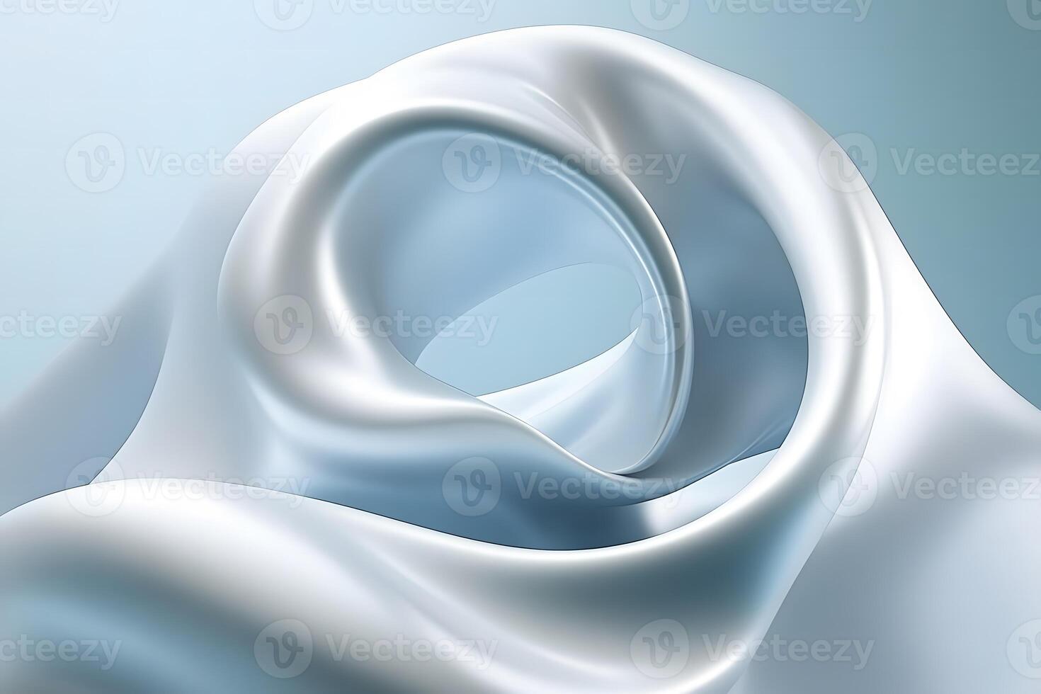 Soft Shimmering Fabric in a Flowing Spiral Design with Smooth Curves and Subtle Highlights, Ideal for Backgrounds, Textures, and Elegant Concepts in Modern Design photo