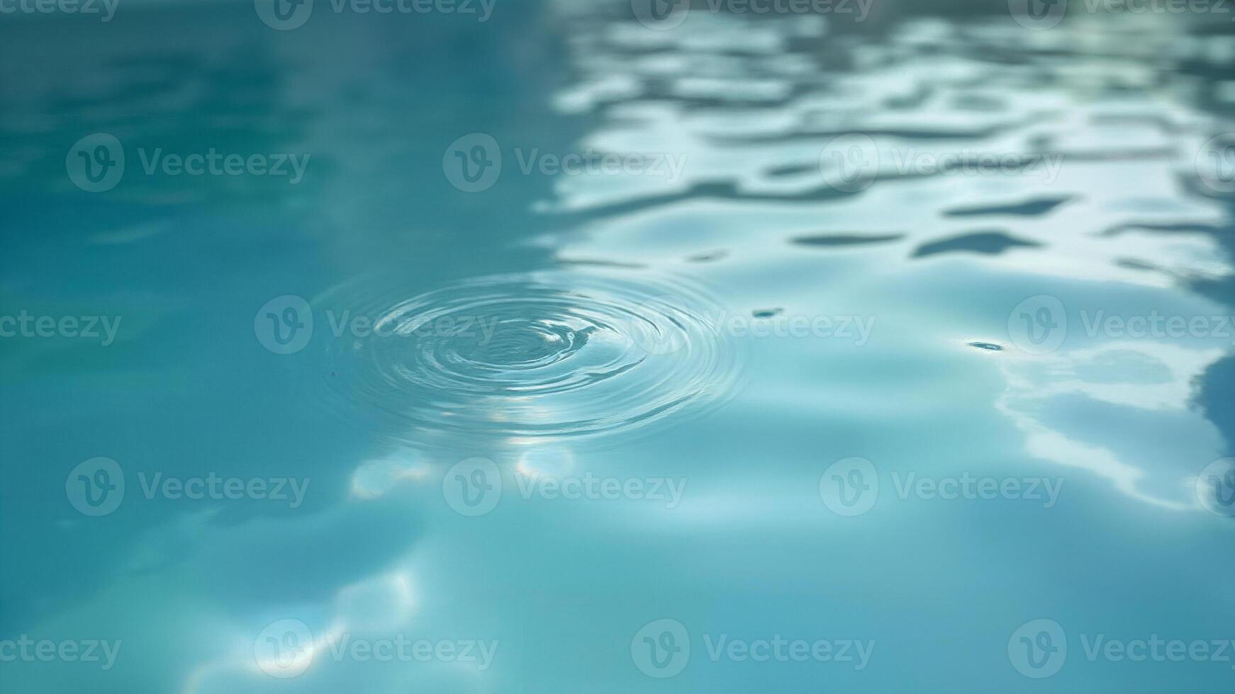Calm Light Blue Water With Ripples photo