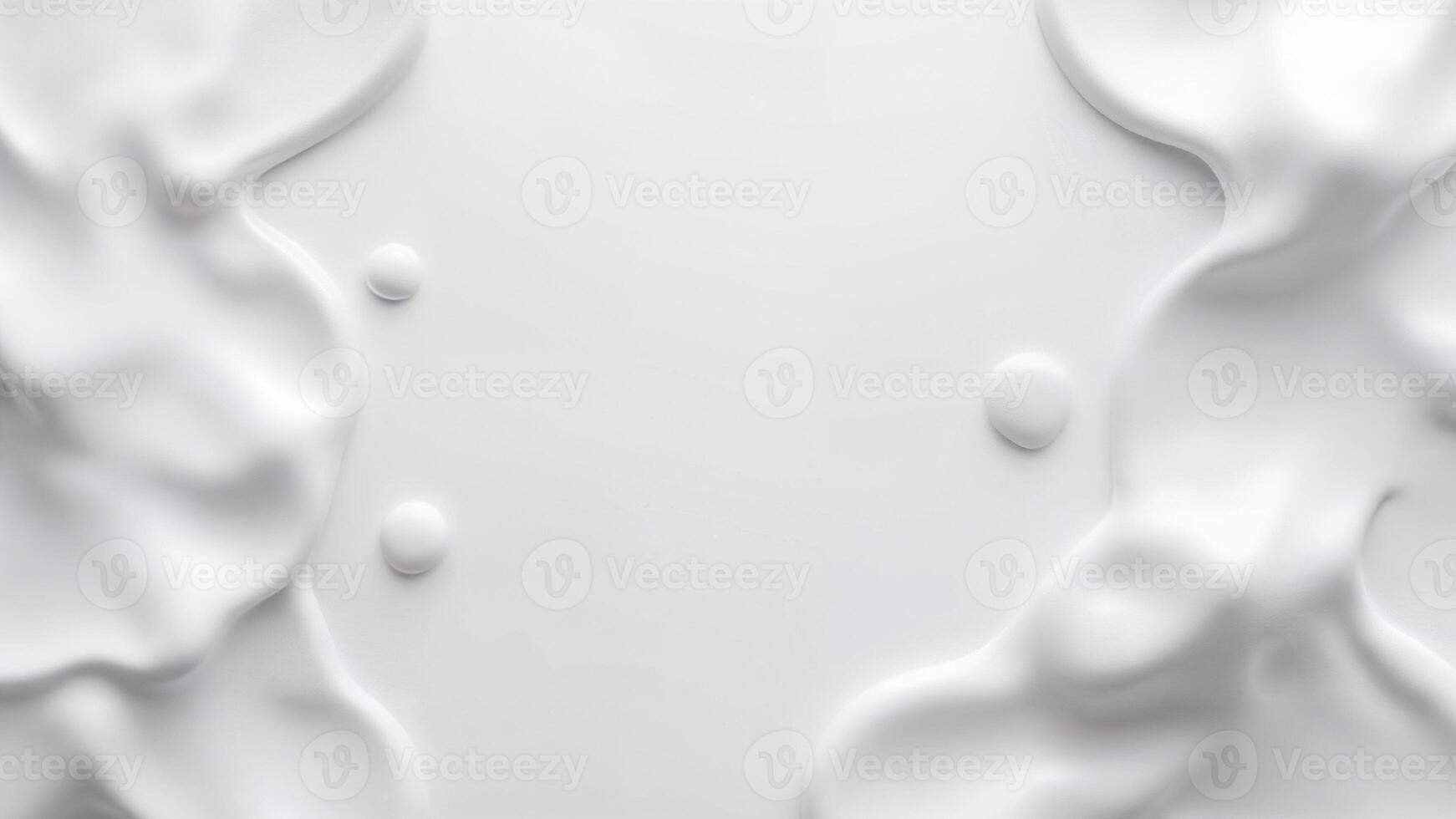 Abstract White Liquid Splash Isolated Background photo