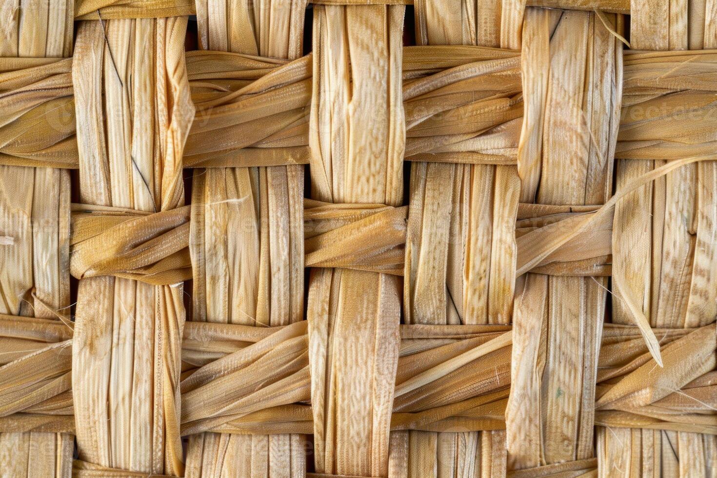 A close up of a woven basket photo
