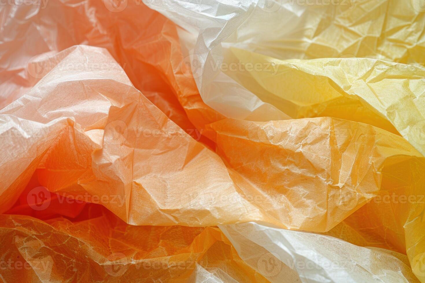 A close up of a bunch of crumpled paper photo
