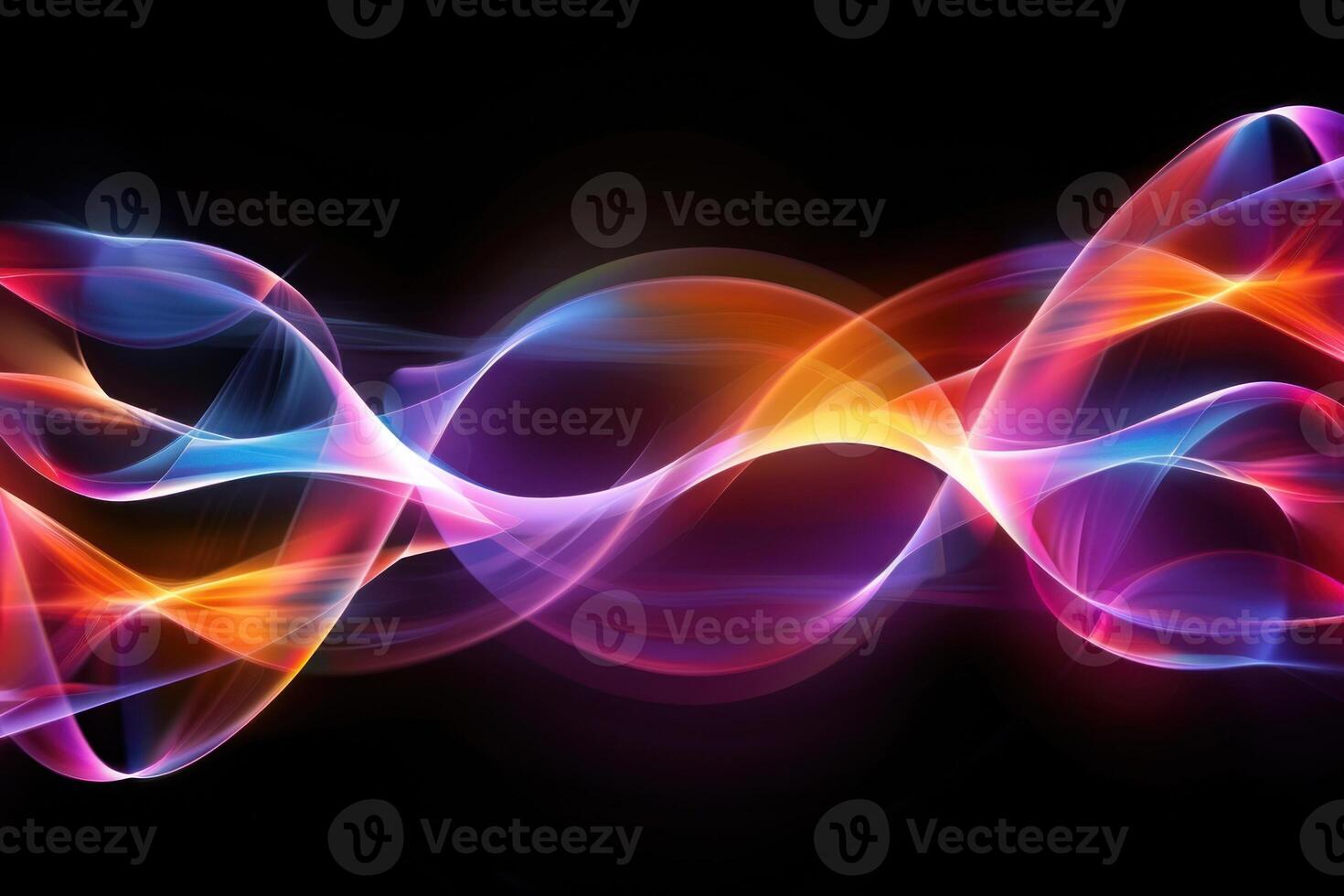 Abstract colorful smoke wave background photo