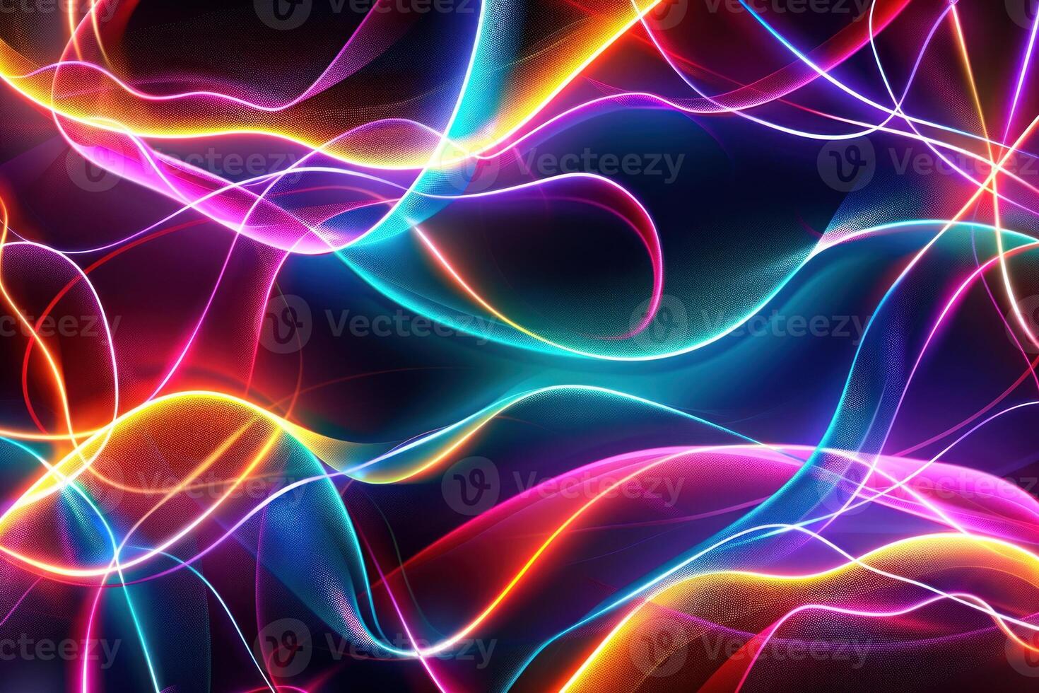 Abstract background with colorful lines photo