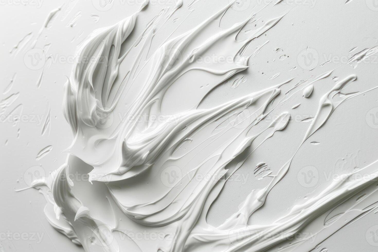 A close up of a white substance that is dripping photo