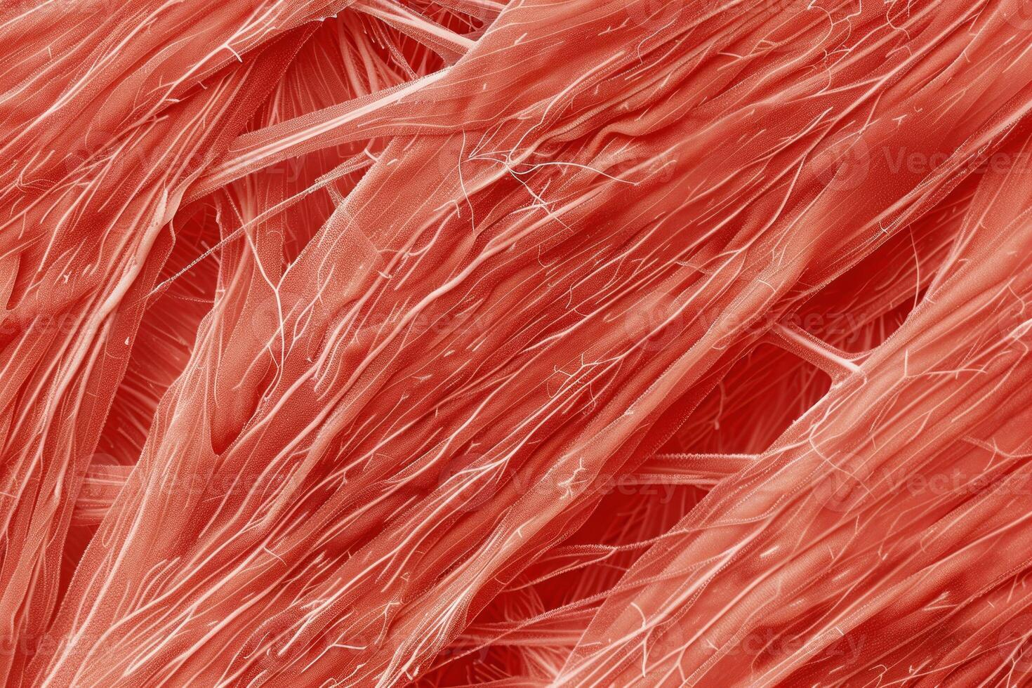A close up of the surface of a red muscle photo