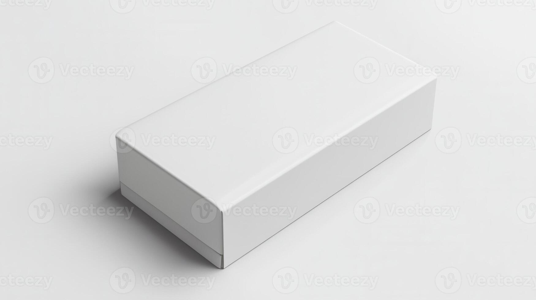 A white box sitting on a table photo