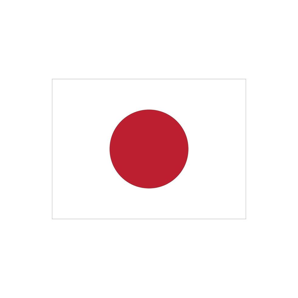 Flag of Japan vector