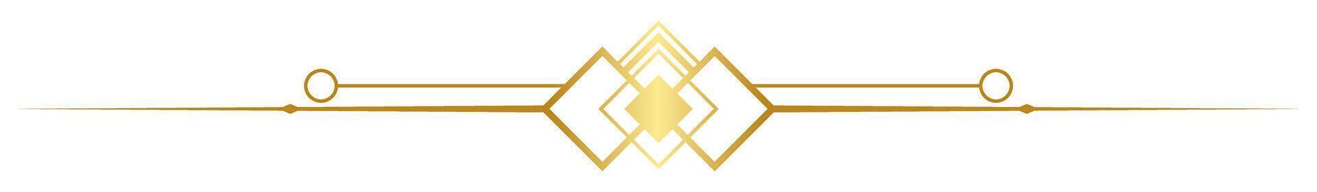 Luxury vintage gold lines, strong lines, text lines, card decoration elements for card decoration. vector