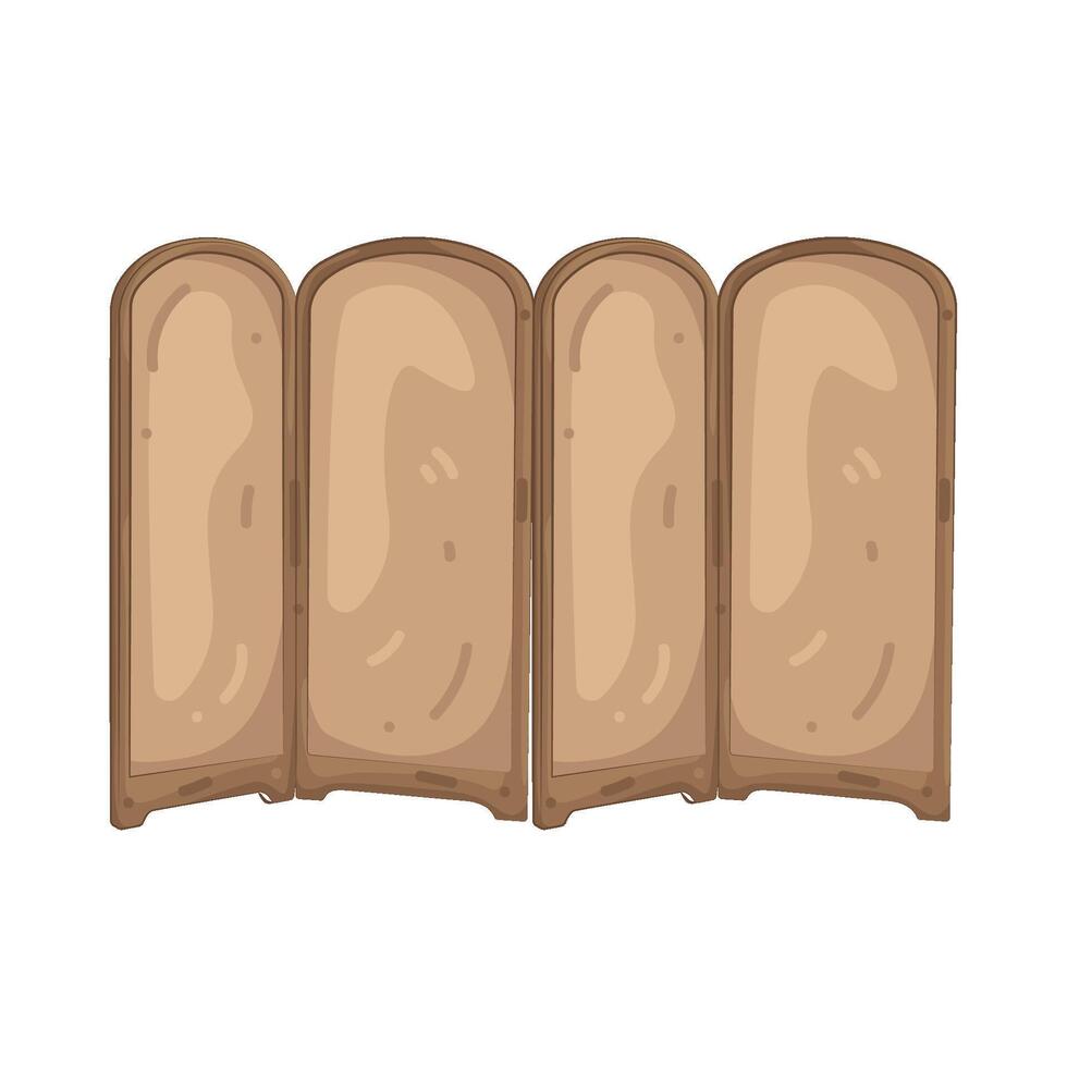 Illustration of Folding Screen vector