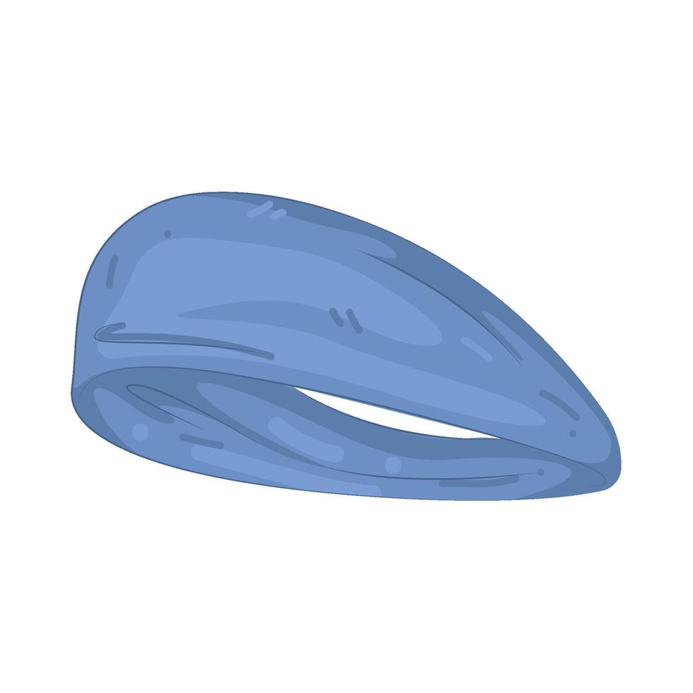 Illustration of blue headband vector