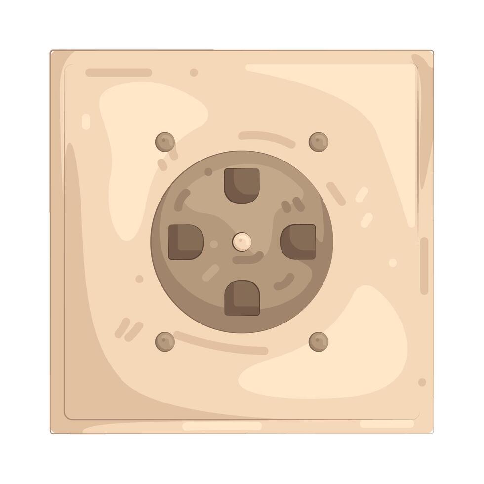 Illustration of Electric socket vector