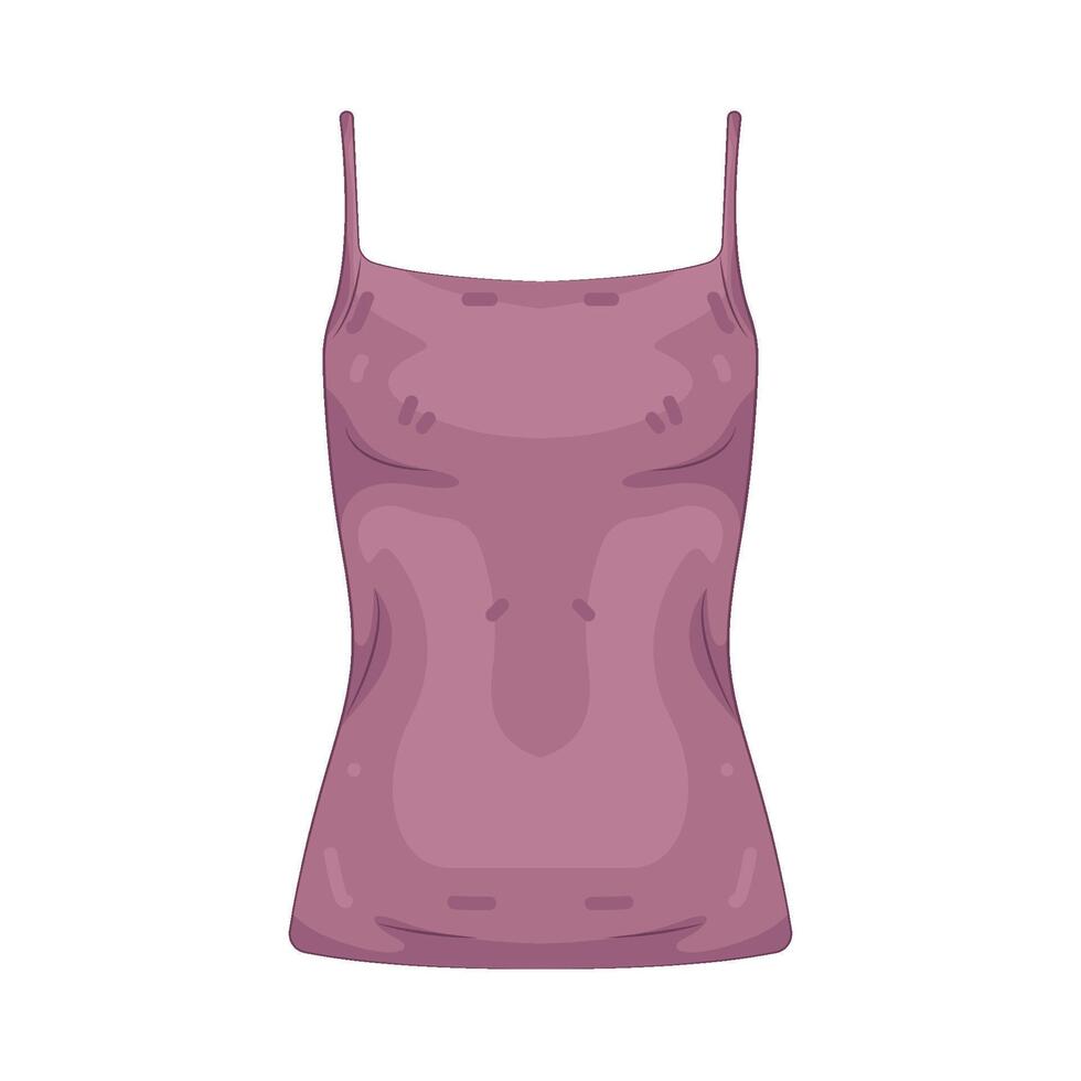 Illustration of Tank Top Straps vector