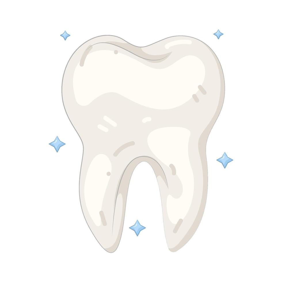 Illustration of Healthy tooth vector
