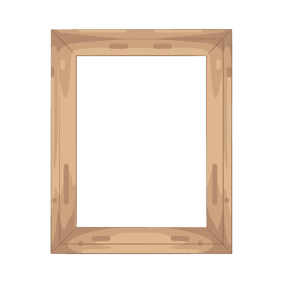 Wooden Picture Frame vector