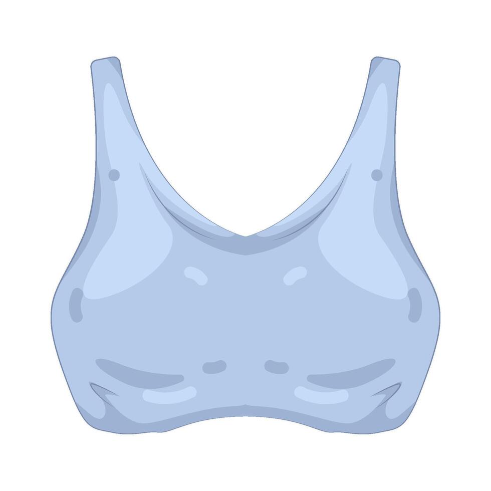 Illustration of Blue Bra vector