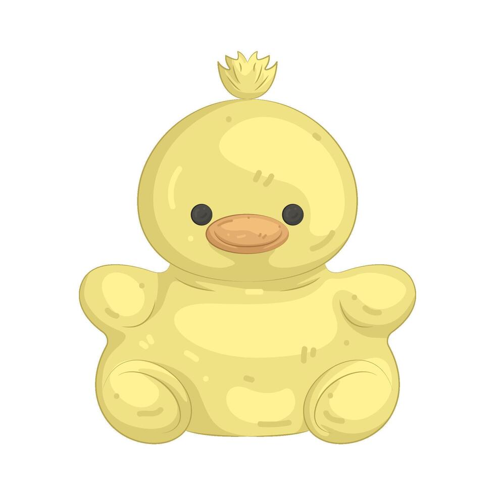 Illustration of Stuffed Duck vector