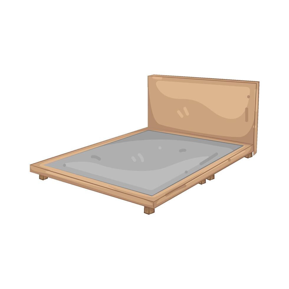 Illustration of Bed frame vector