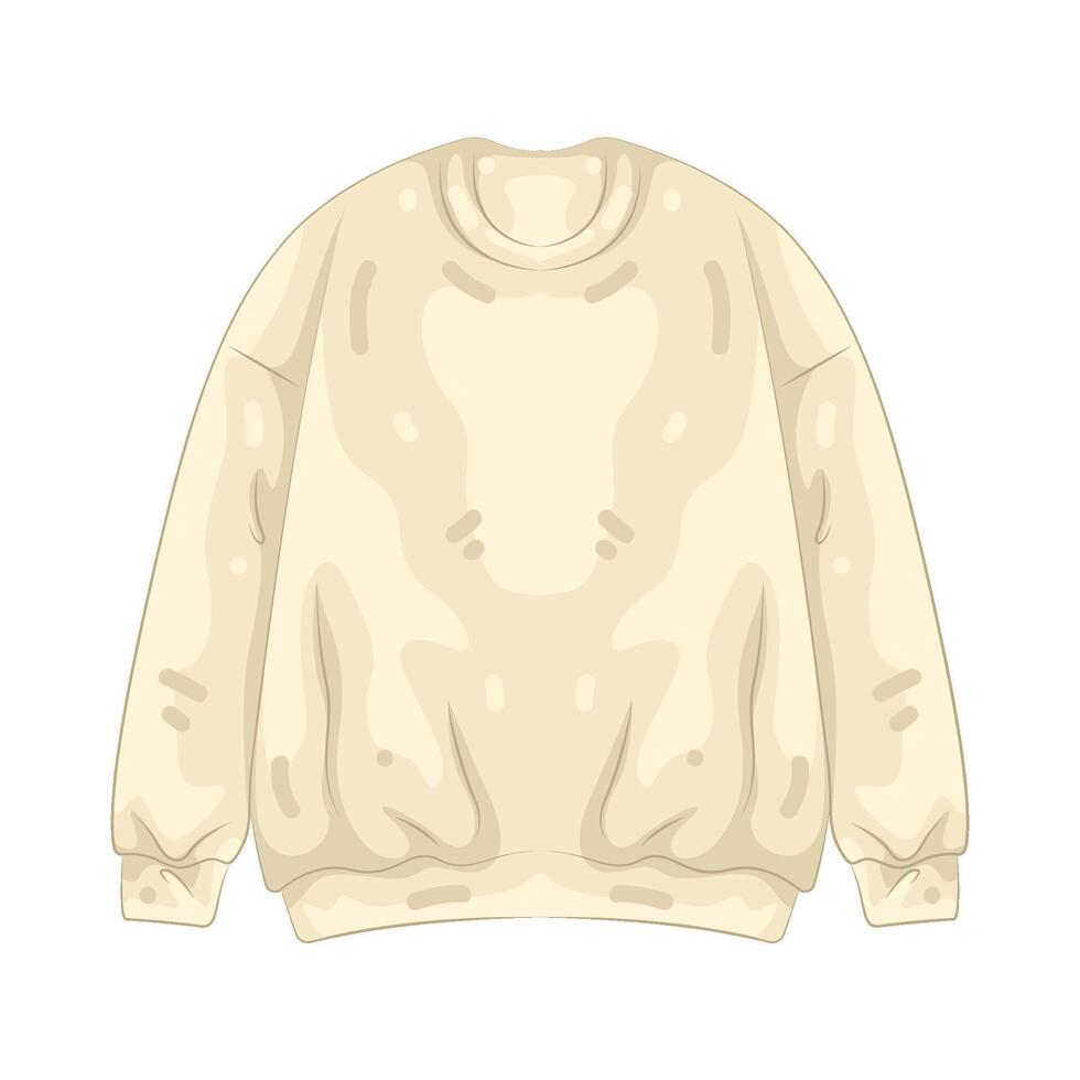 Illustration of simple sweater vector