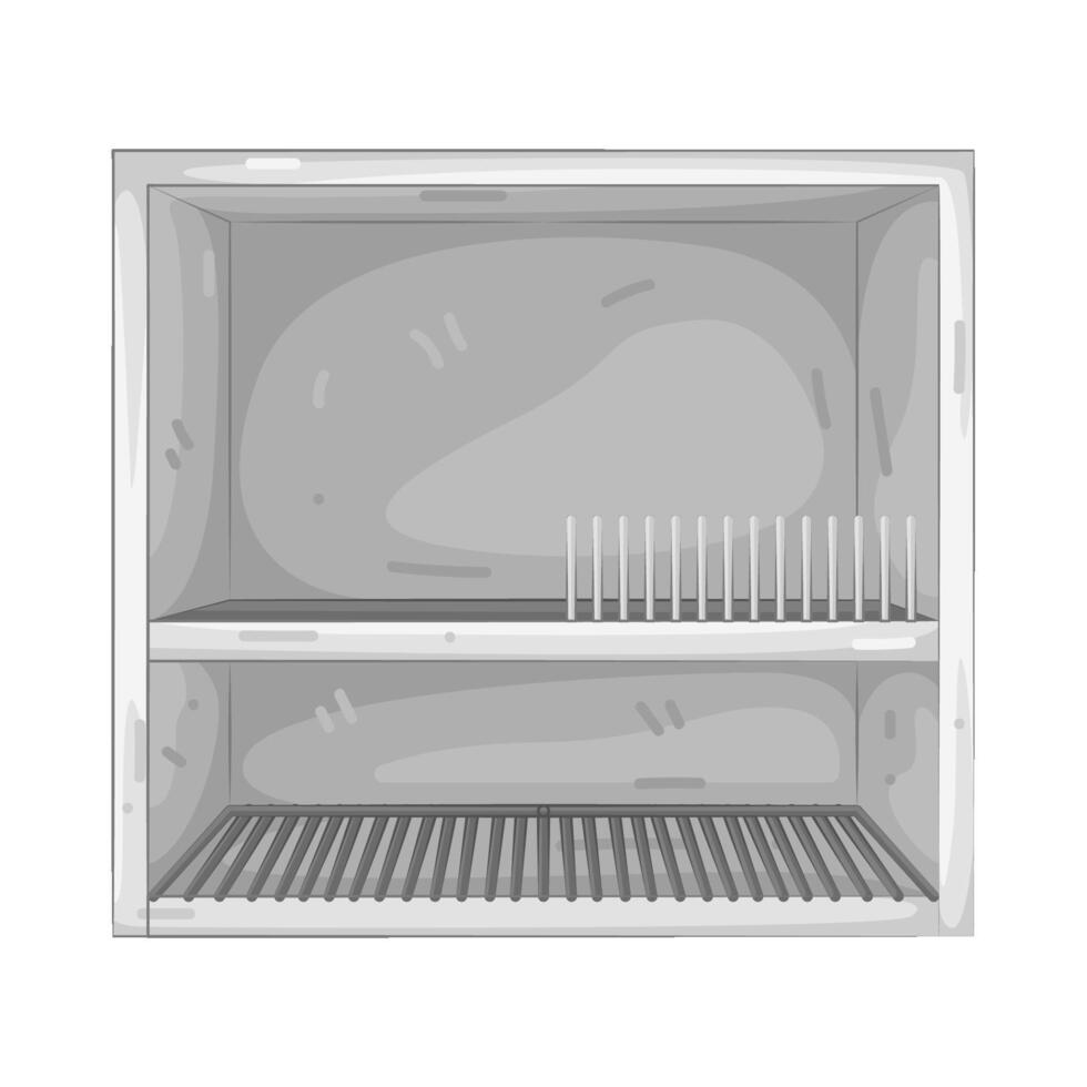 Illustration of Dish rack vector