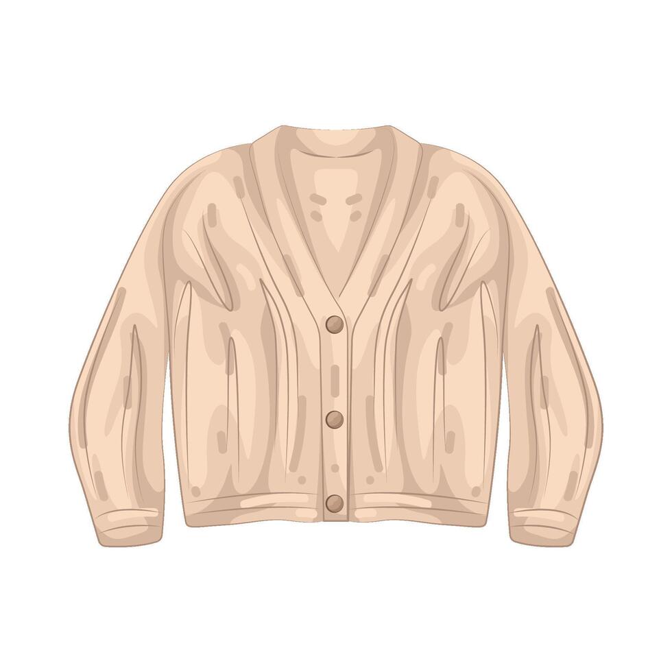 Illustration of Cardigan vector