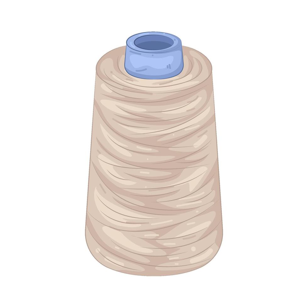 Illustration of sewing thread vector
