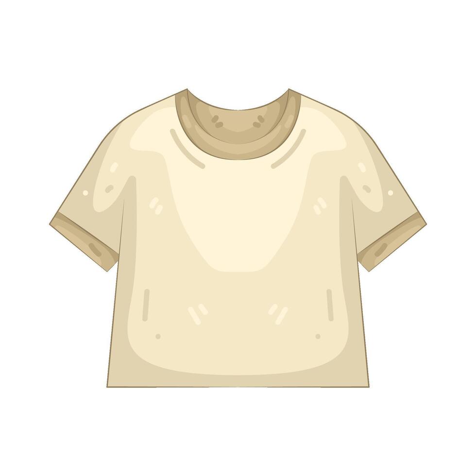 Illustration of Simple T-shirt vector