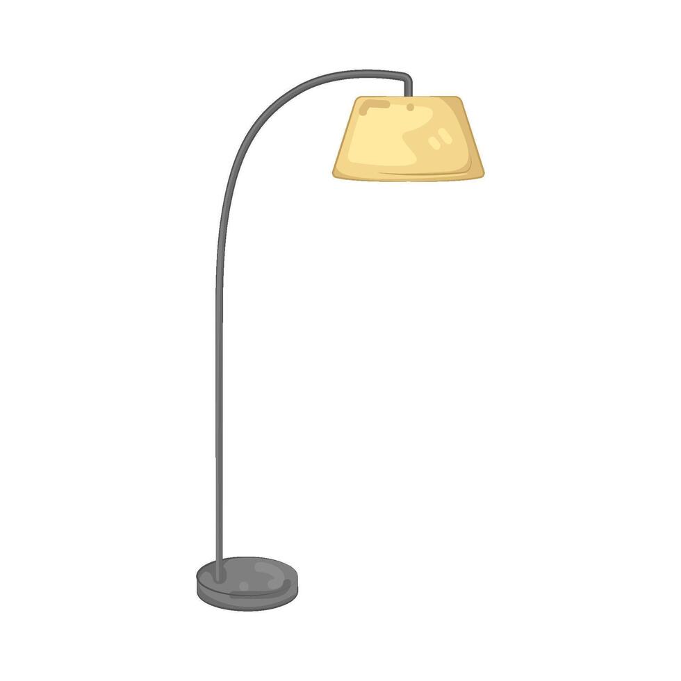 Floor lamp illustration vector