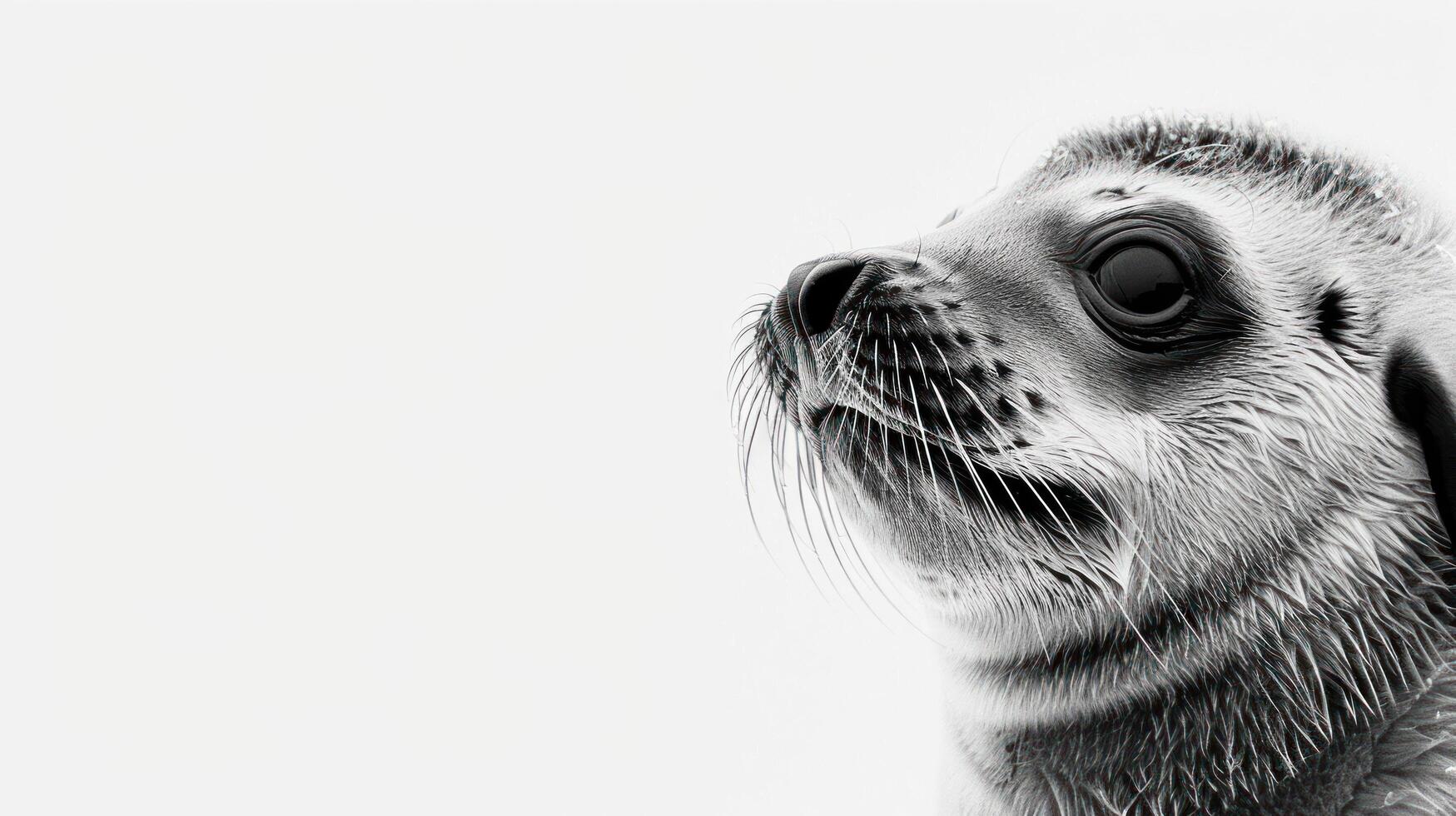 Baby Seal Close-Up photo
