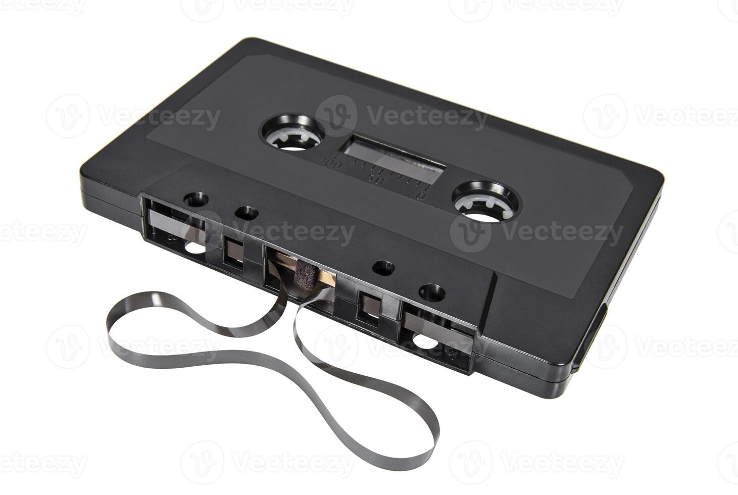 Retro audio cassette for tape recorder photo