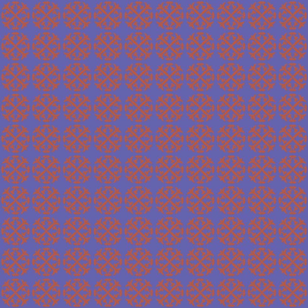 A blue and orange checkered pattern vector