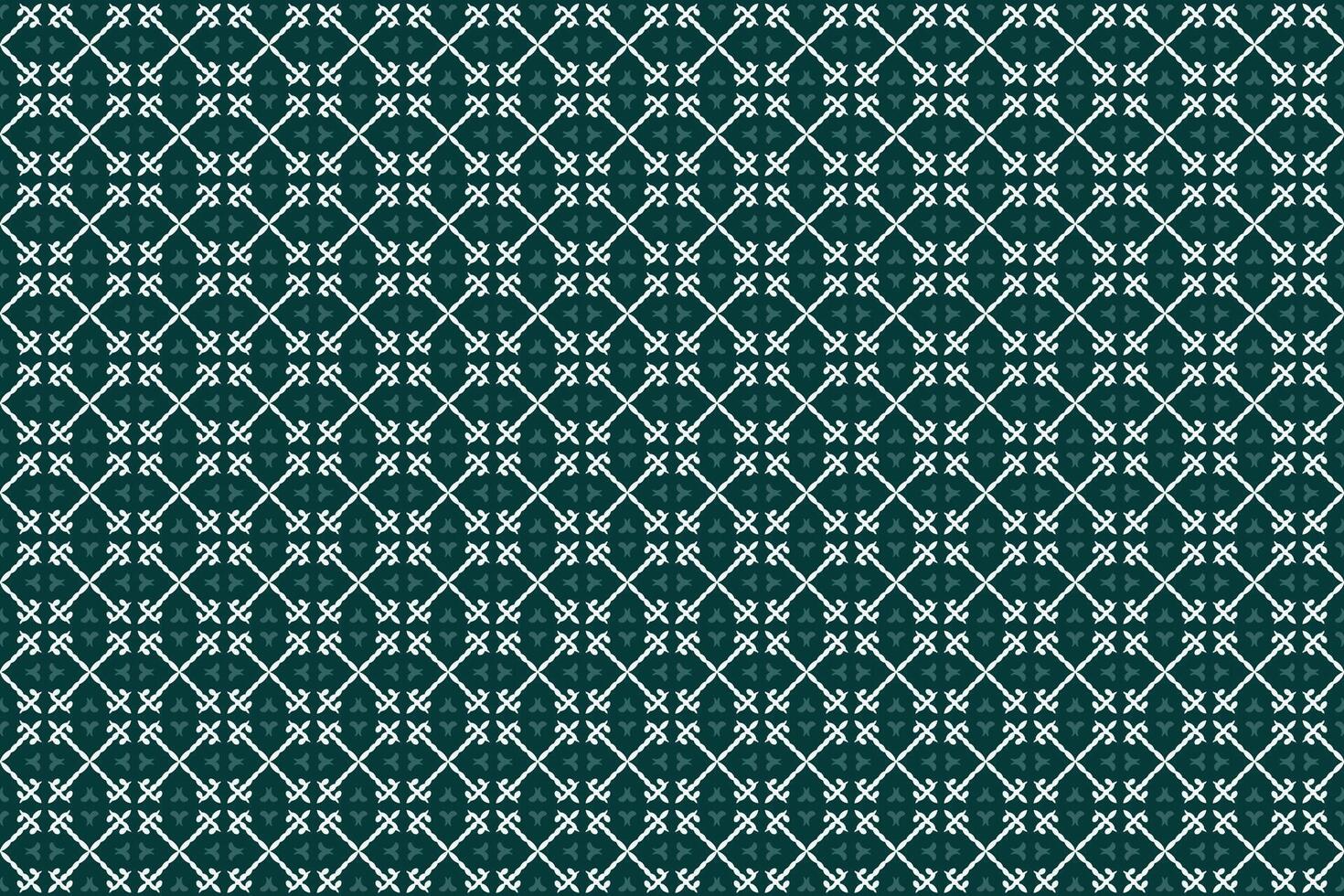 A green and white pattern with a geometric design vector